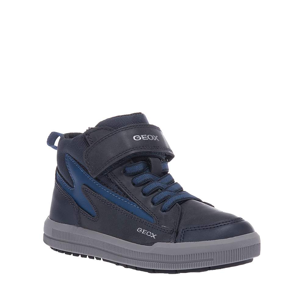 GEOX J264AA BOOTS WITH VELCRO BLUE | Topshoes.gr